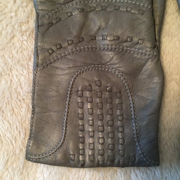 Genuine Leather gloves sz 6.5 - Picture 4 of 9